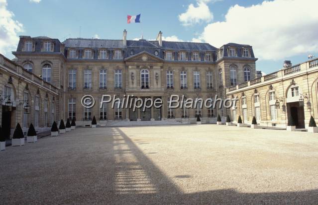 elysee 09.JPG - Cour et palais de l'ElyséeParis 8eFrance